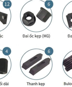 Bộ gá kẹp phôi 58 chi tiết