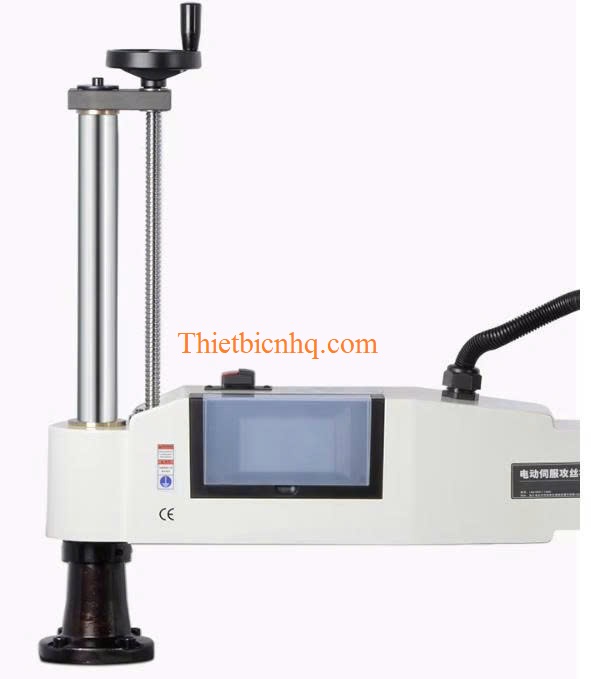 Trục vít nâng hạ máy taro Trục vít nâng hạ giúp điều chỉnh chiều cao máy taro điện M3-M16 phù hợp với từng chi tiết gia công