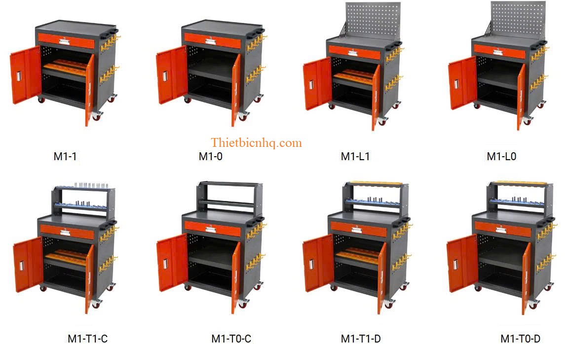 Các loại xe đẩy dụng cụ có khóa M1 Các loại xe đẩy dụng cụ M1