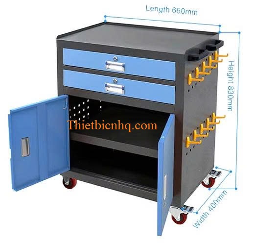 Kích thước xe đẩy dụng cụ CNC chi tiết Kích thước xe đẩy dụng cụ CNC M2