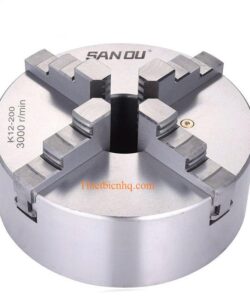 Mâm cặp 4 chấu K12 tự định tâm cho máy tiện CNC