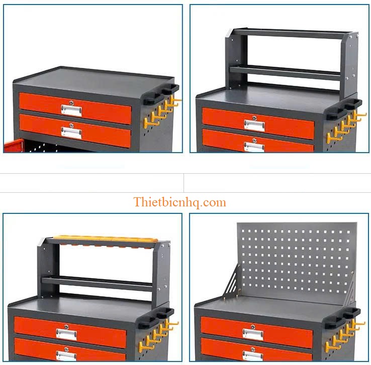 Chi tiết ngăn chứa dao cụ xe đẩy CNC Các loại xe đẩy dụng cụ CNC