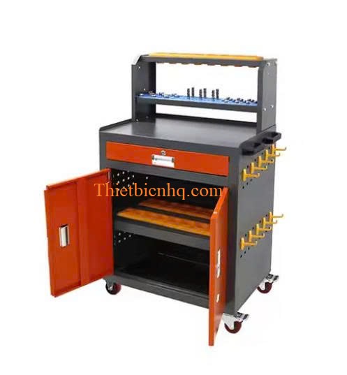 Xe đẩy dụng cụ có khóa chính hãng Xe đẩy dụng cụ có khóa, ngăn kéo cho xưởng CNC và cơ khí