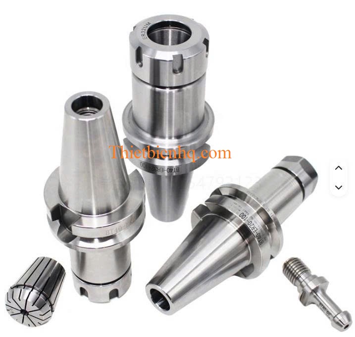 Ảnh thực tế bầu kẹp BT40-ER25 Hình ảnh thực tế bầu kẹp BT40-ER25 bằng thép hợp kim