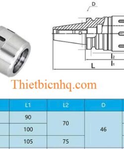 Kích thước bầu kẹp dao phay BT30-C25